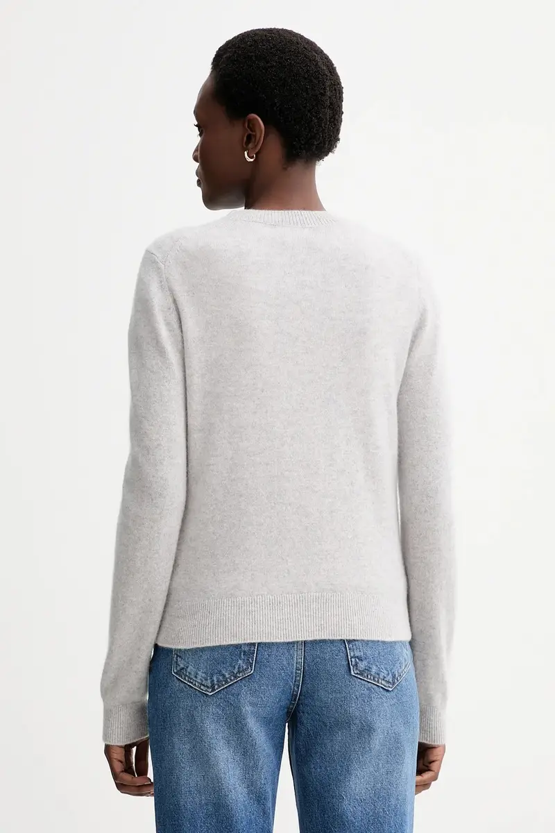 maglione in cachemirie donna colore rosa WPR01195 Grigio miniatura 3