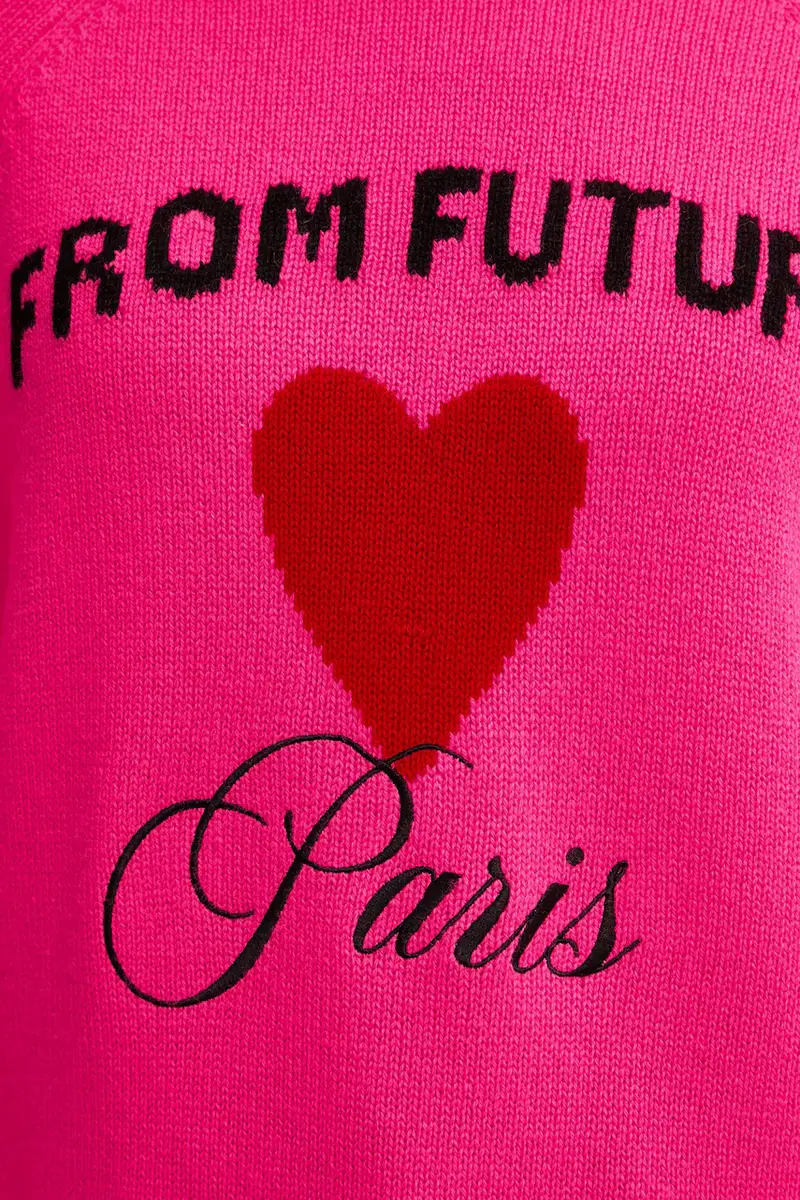 maglione in cachemirie donna colore rosa WPR03340 miniatura 5