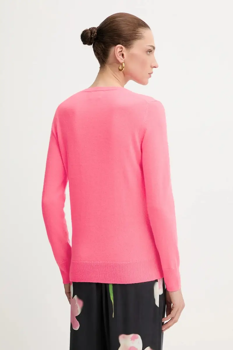 maglione in cachemirie donna colore rosa WPV00021 miniatura 3