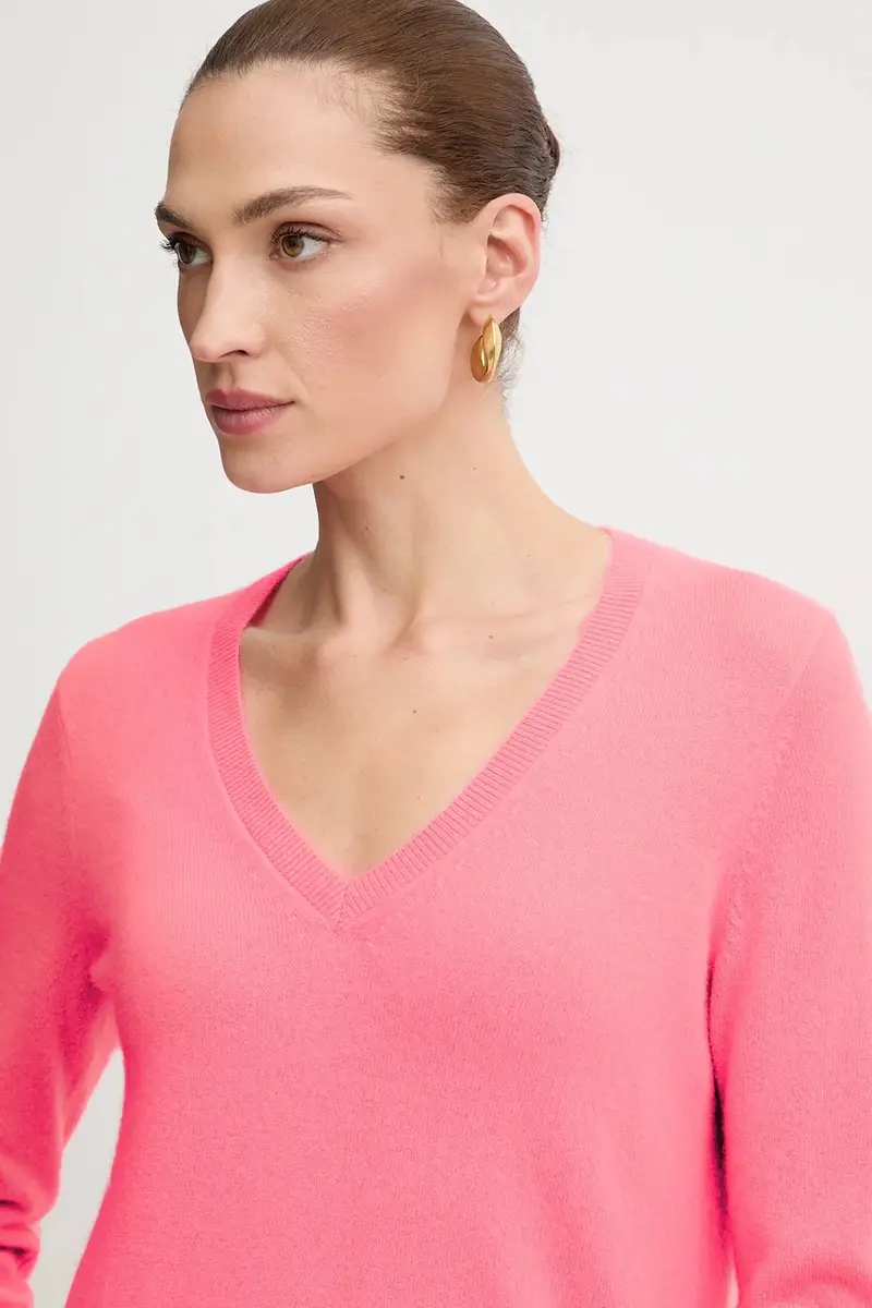 maglione in cachemirie donna colore rosa WPV00021 miniatura 4