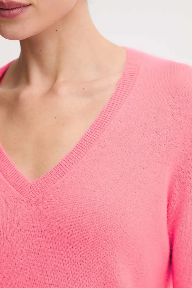 maglione in cachemirie donna colore rosa WPV00021 miniatura 5