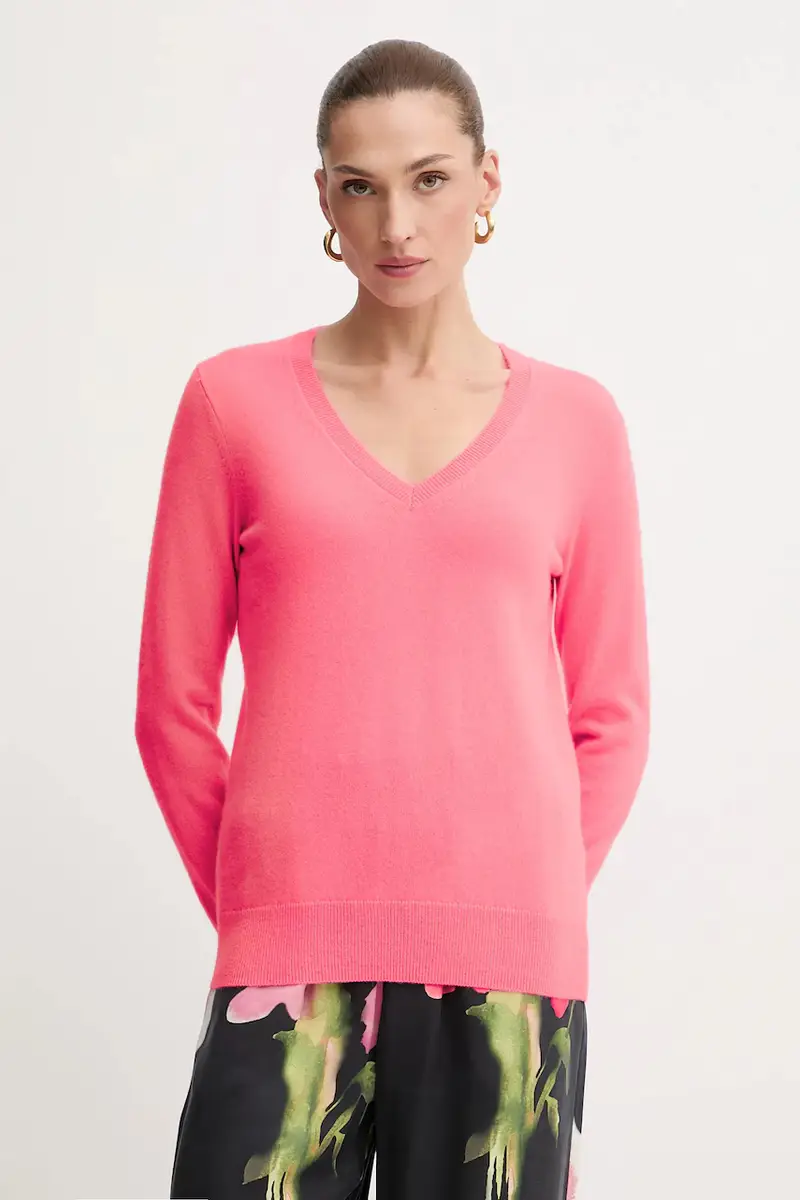 maglione in cachemirie donna colore rosa WPV00021