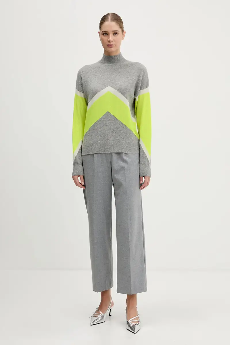 maglione in cachemirie Grigio miniatura 2