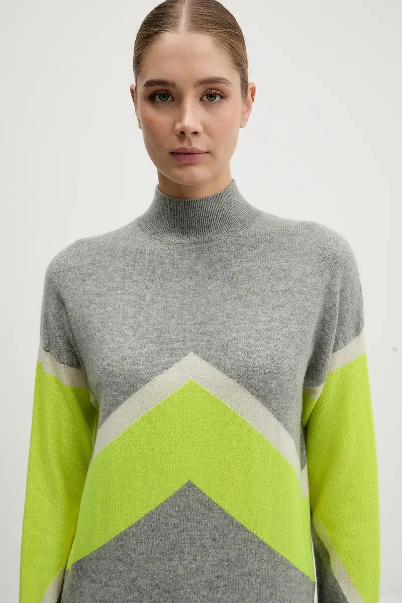 maglione in cachemirie Grigio miniatura 4