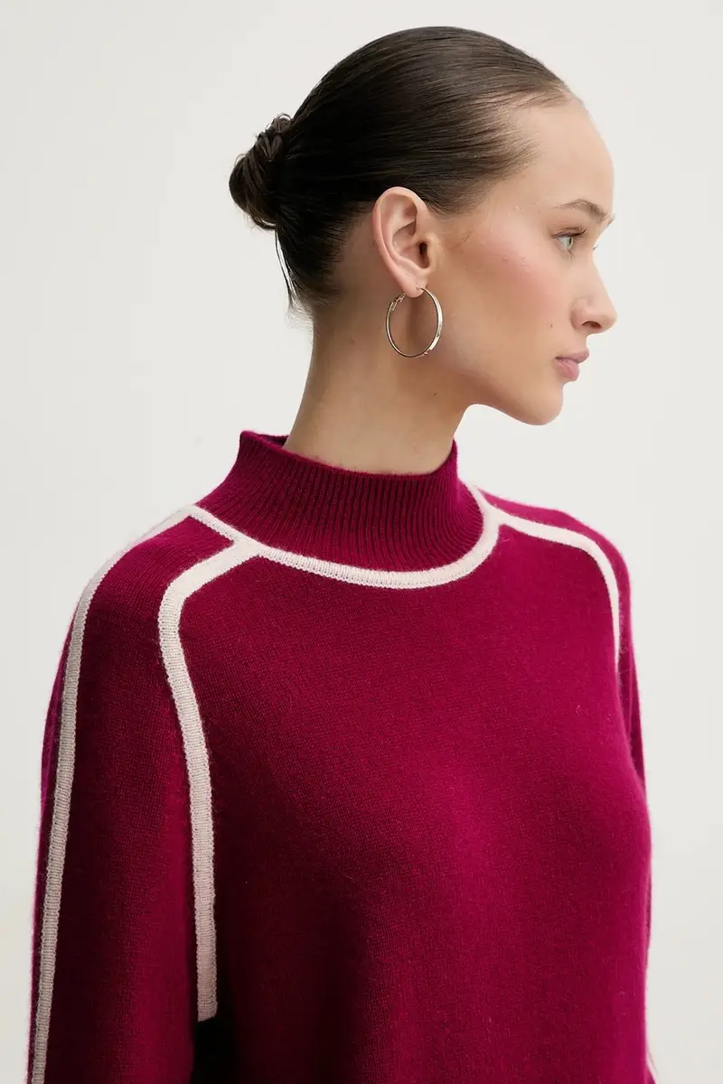 maglione in cachemirie Rosa miniatura 4