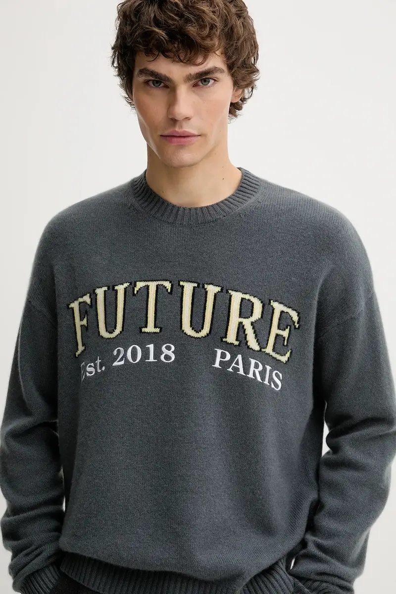 maglione in cachemirie uomo colore grigio MPR03345 miniatura 4