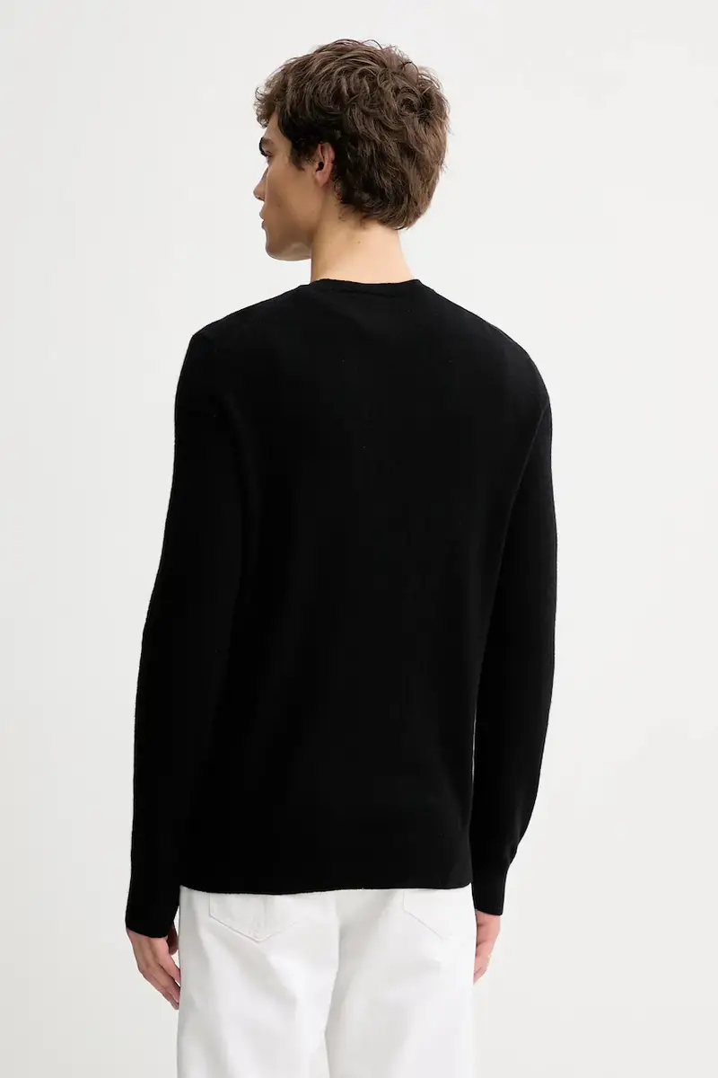 maglione in cachemirie uomo colore nero MPR01083 miniatura 3