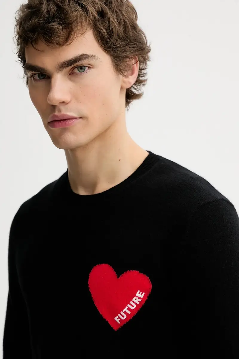 maglione in cachemirie uomo colore nero MPR01083 miniatura 4