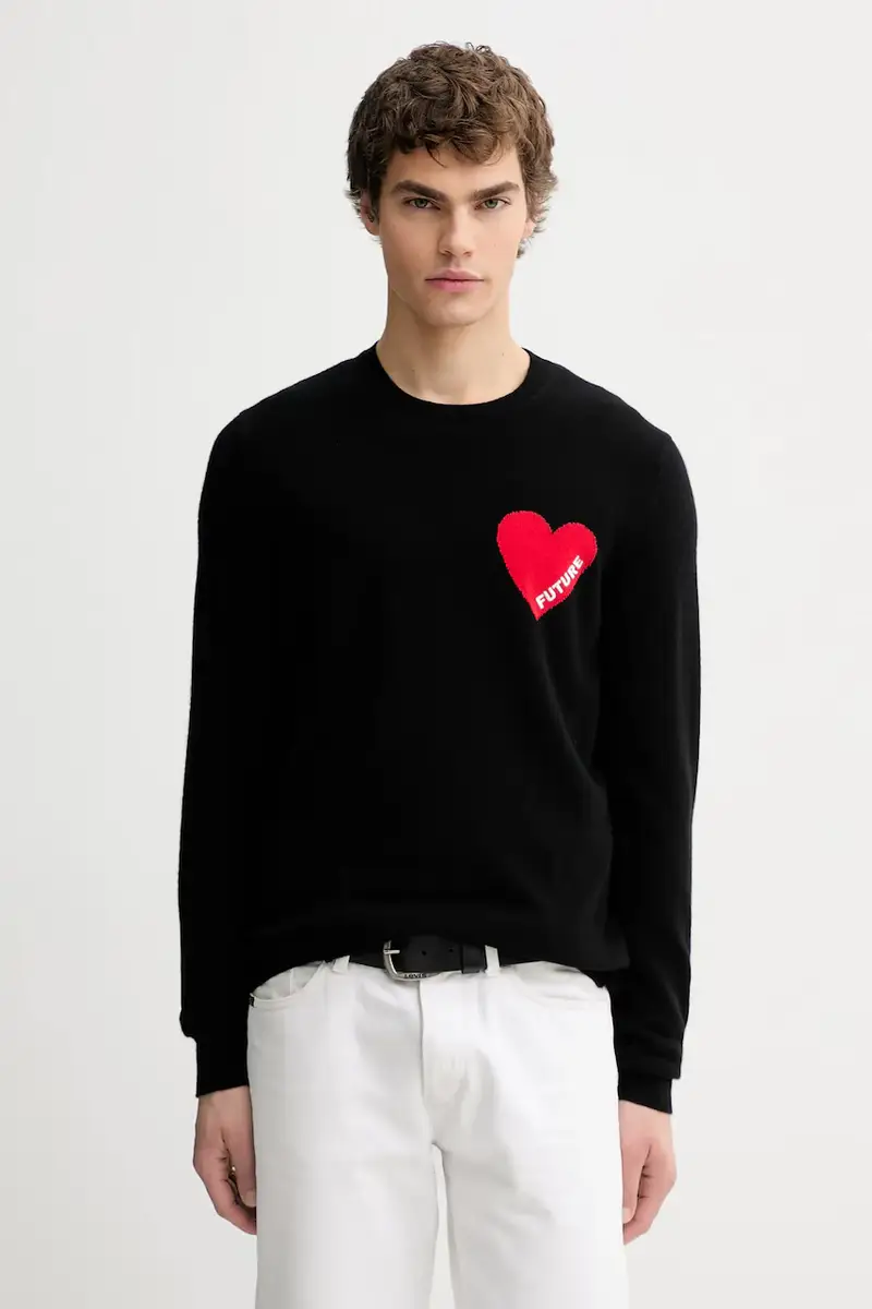 maglione in cachemirie uomo colore nero MPR01083