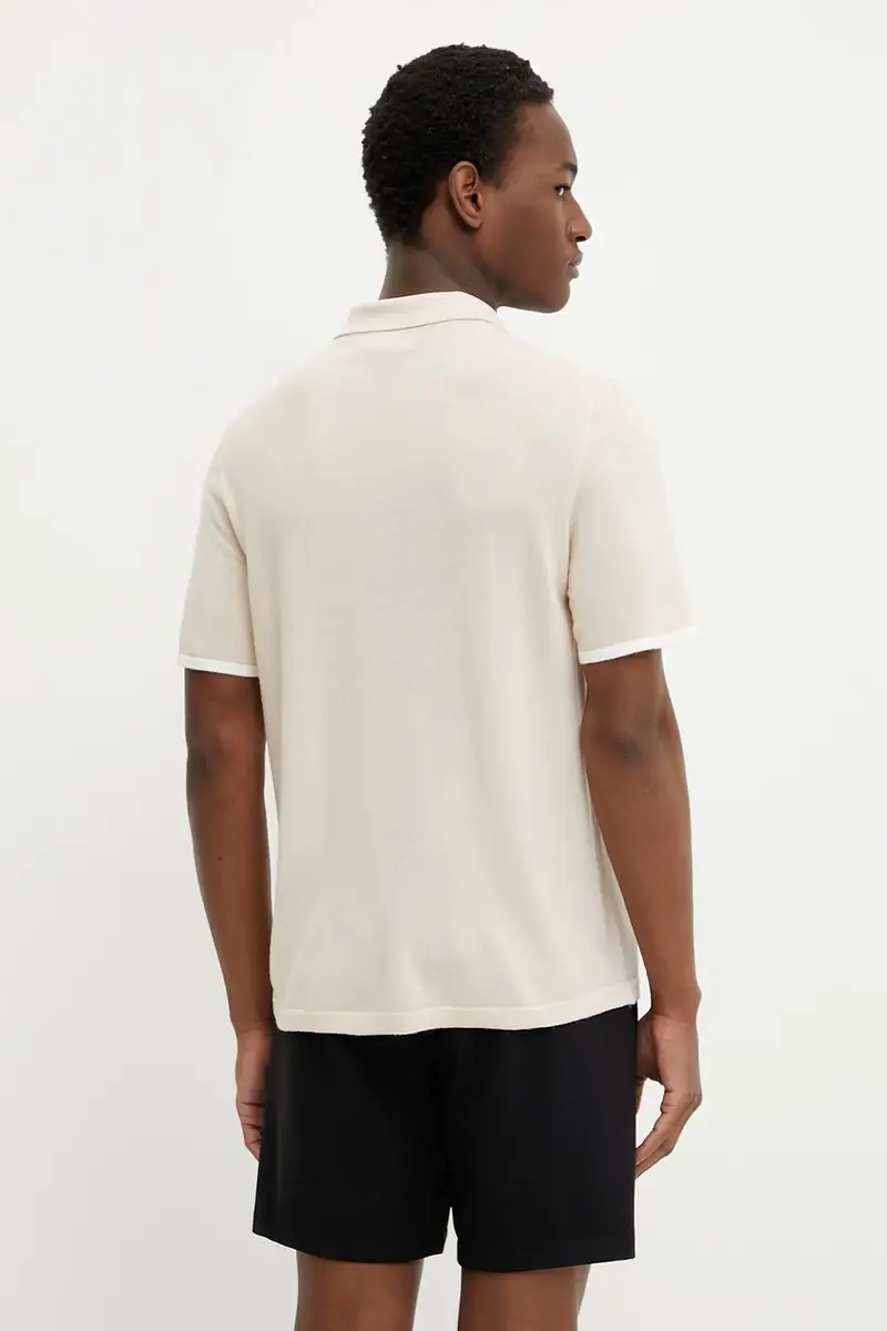 From Future Polo Uomo Beige 3292493 miniatura 3