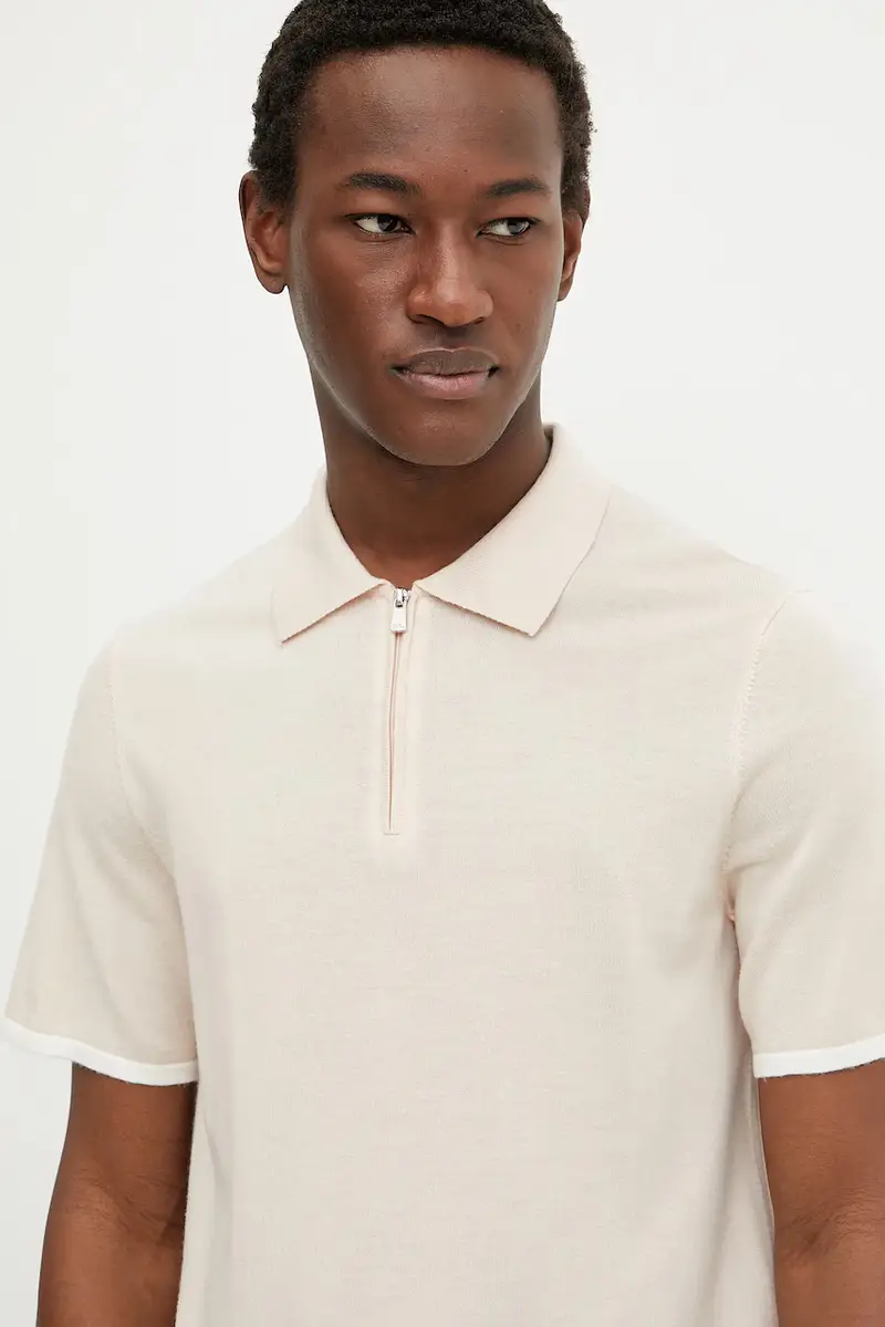 From Future Polo Uomo Beige 3292493 miniatura 4