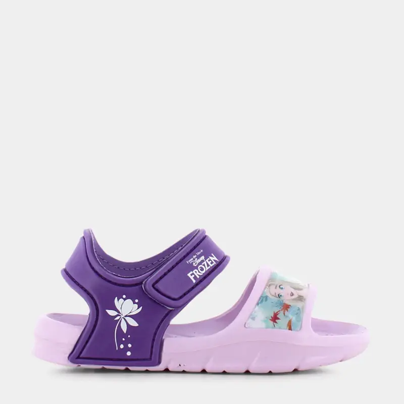 Ciabatte Frozen da Bambina, lilla