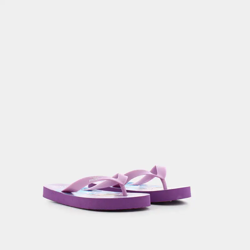 Ciabatte Frozen da Bambina, lilla miniatura 2