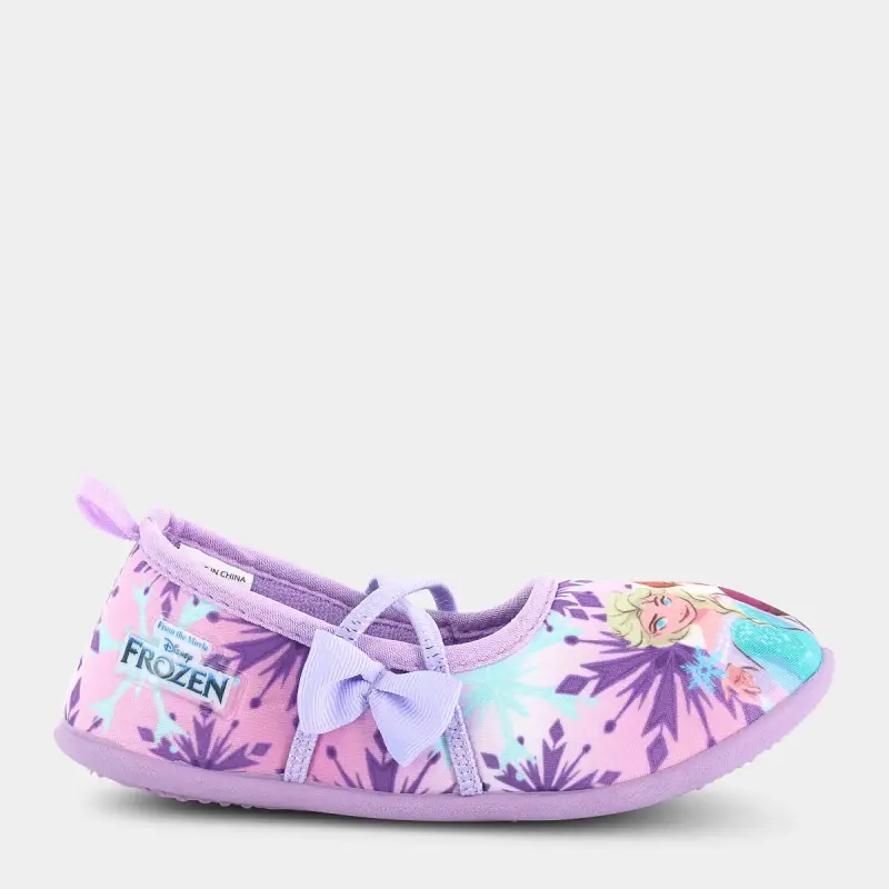 Ciabatte Frozen da Bambina, lilla