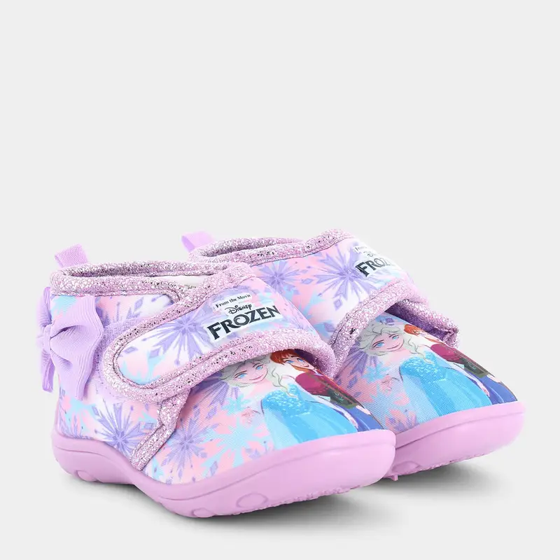 Ciabatte Frozen da Bambina, lilla miniatura 2