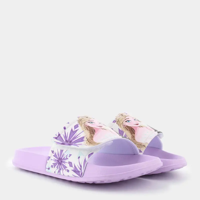 Ciabatte Frozen da Bambina, lilla miniatura 2