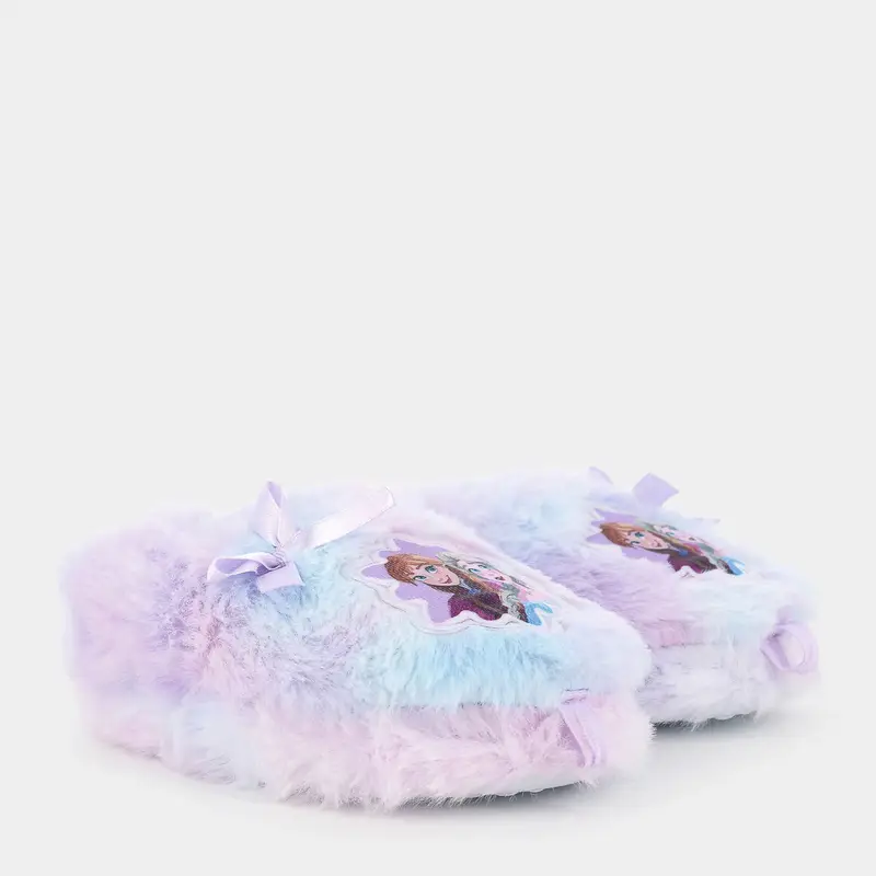 Ciabatte Frozen da Bambina, lilla miniatura 2