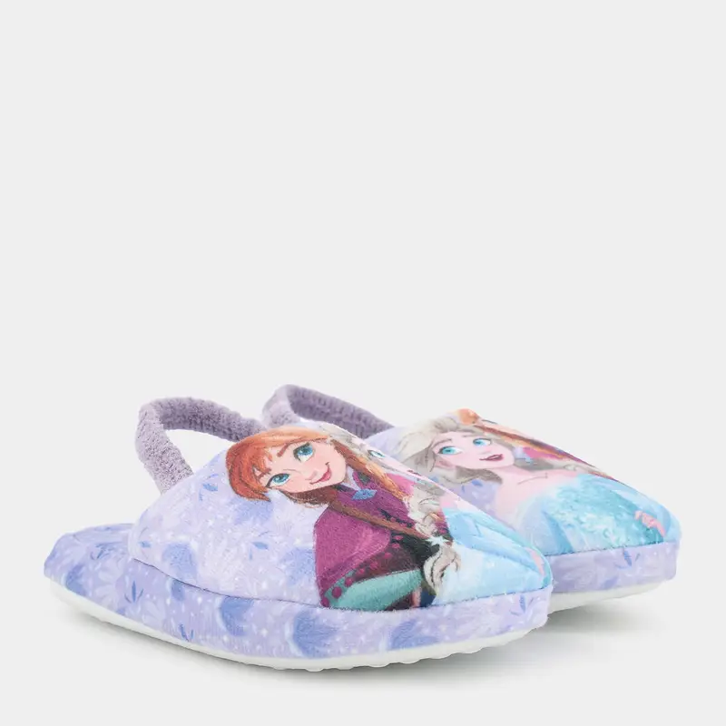 Ciabatte Frozen da Bambina, lilla miniatura 2