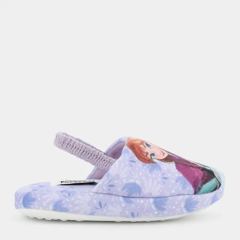 Ciabatte Frozen da Bambina, lilla