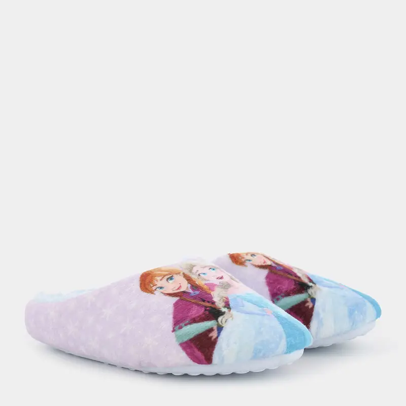 Ciabatte Frozen da Bambina, lilla miniatura 2