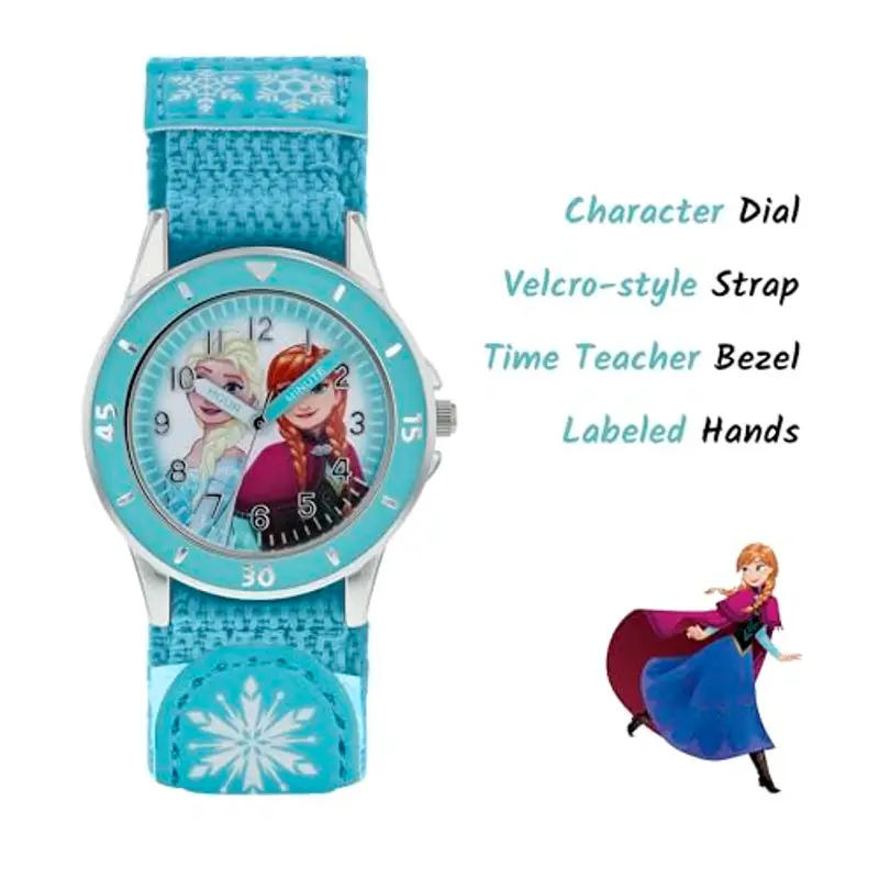 Frozen Orologio Analogico Quarzo Bambina con Cinturino in Tessuto FZN5014 miniatura 2