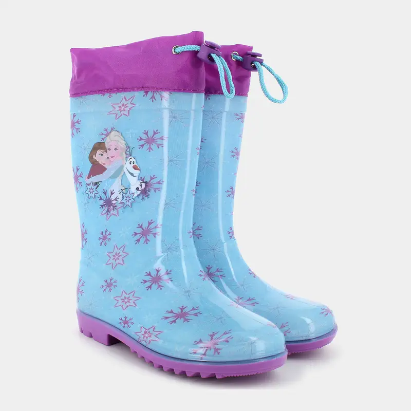Pioggia-neve-Scarpe Frozen da Bambina, azzurro miniatura 2
