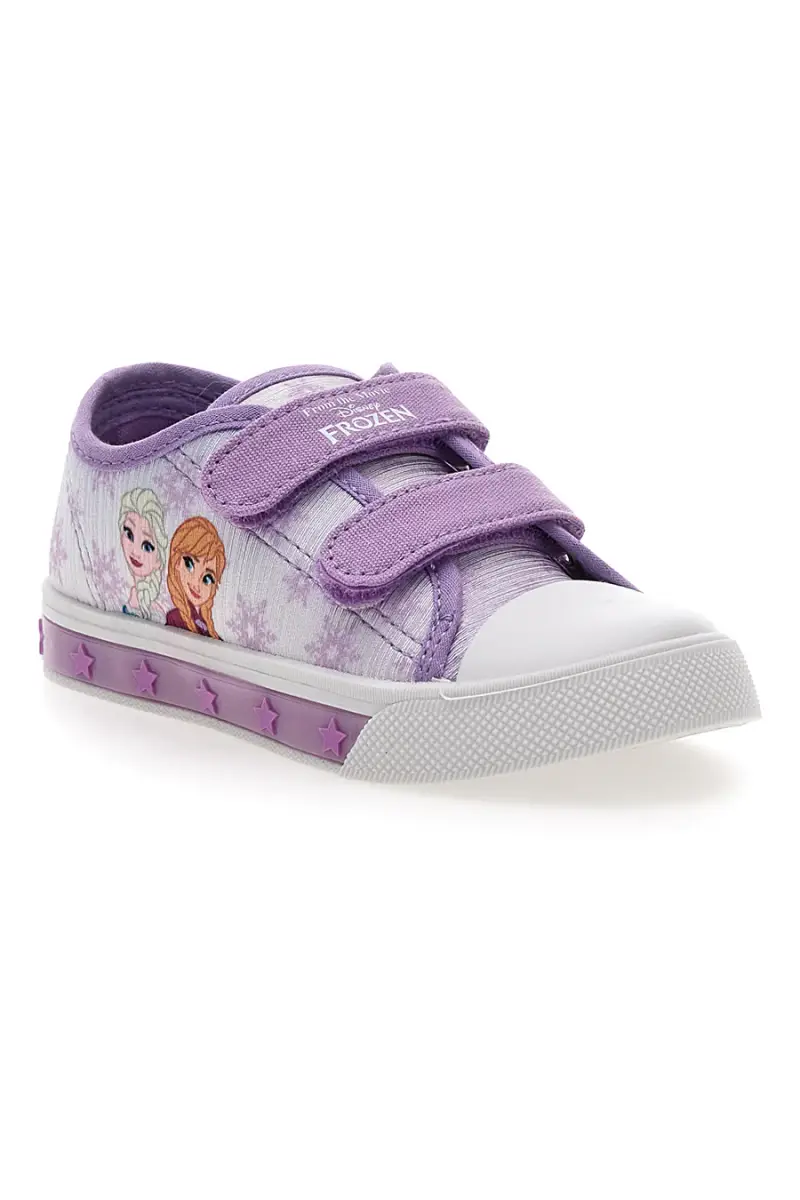 Sneaker lilla con luci Frozen D14446 [LILLA] miniatura 2