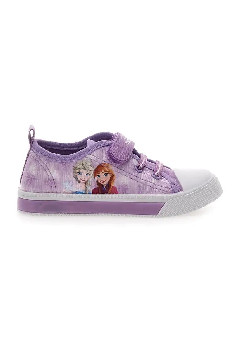 Sneakers Viola Con Luci e Strappo in Velcro Frozen D11542M [LILAC]