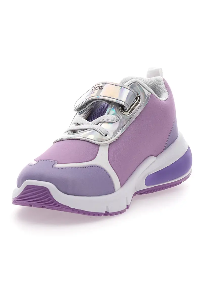 Sneakers Viola Con luci e Strappo in Velcro Frozen D11551M [LILAC] miniatura 3