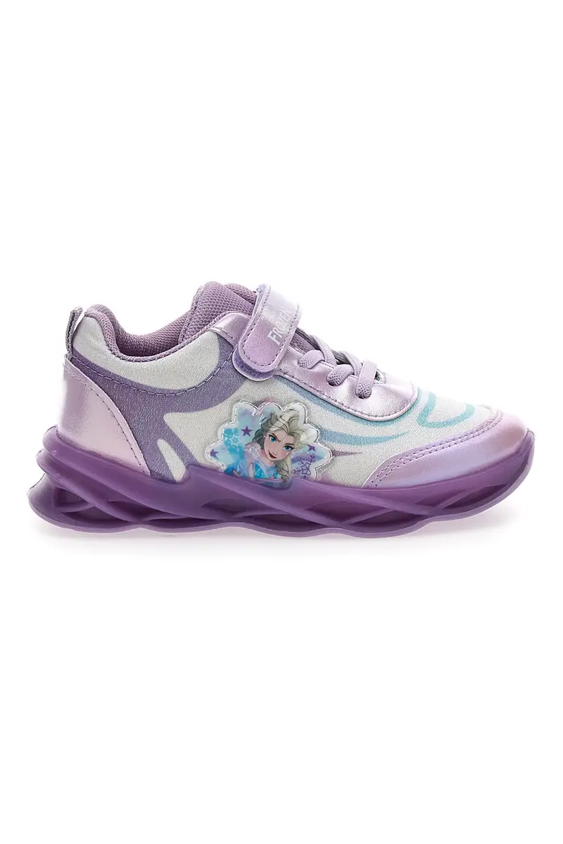 Sneakers Viola con Stampa di Frozen e Suola con Luci FROZEN D4310599T [ROSA]