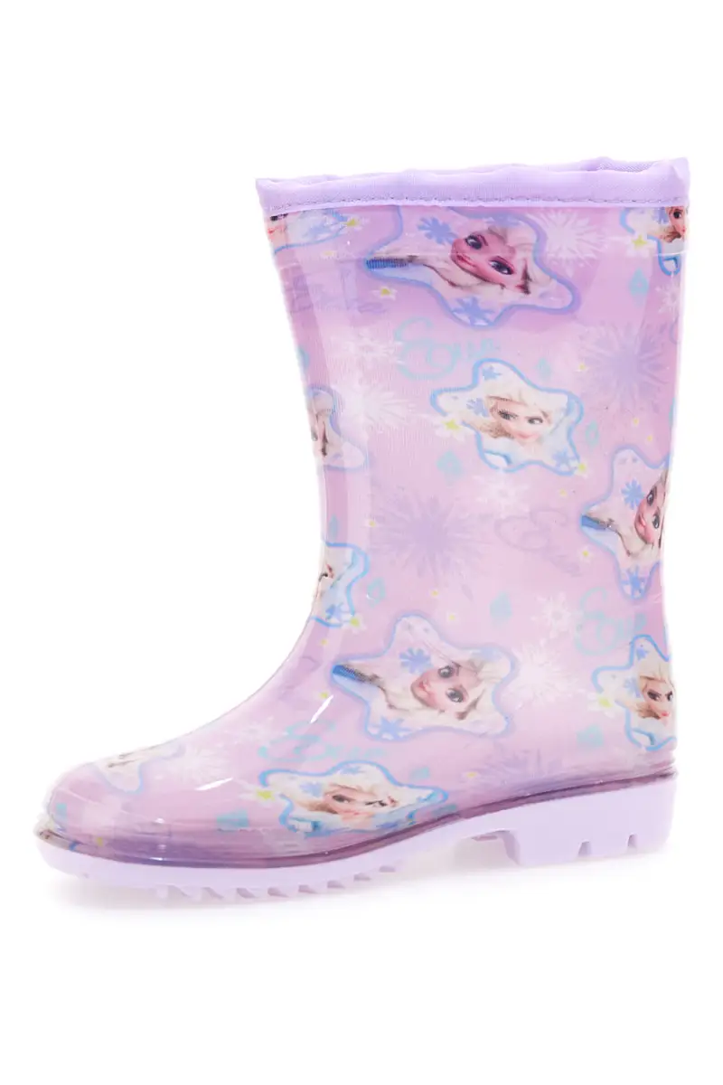 Stivali pioggia lilla con stampa Frozen e coulisse Frozen D4310686S02 [LILAC] miniatura 4