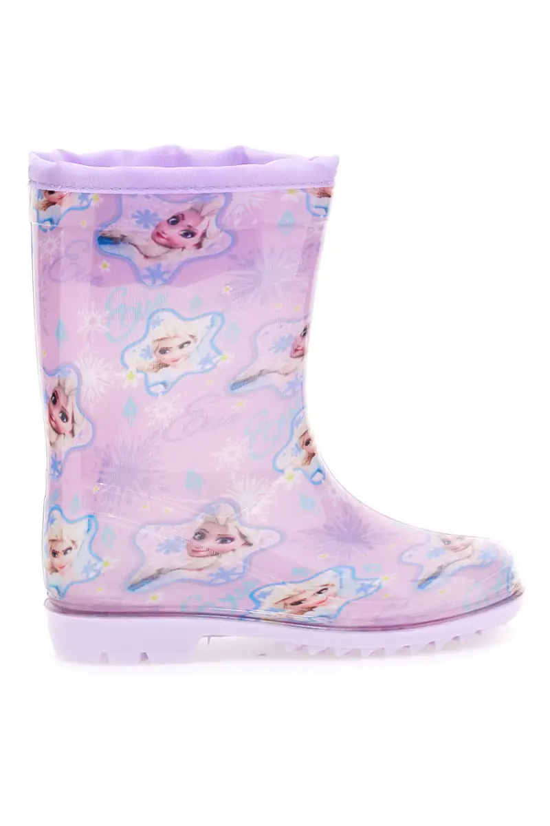 Stivali pioggia lilla con stampa Frozen e coulisse Frozen D4310686S02 [LILAC]