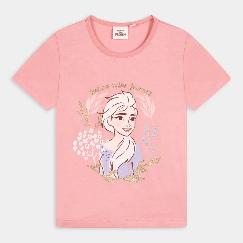 T-shirt Frozen da Bambina, rosa
