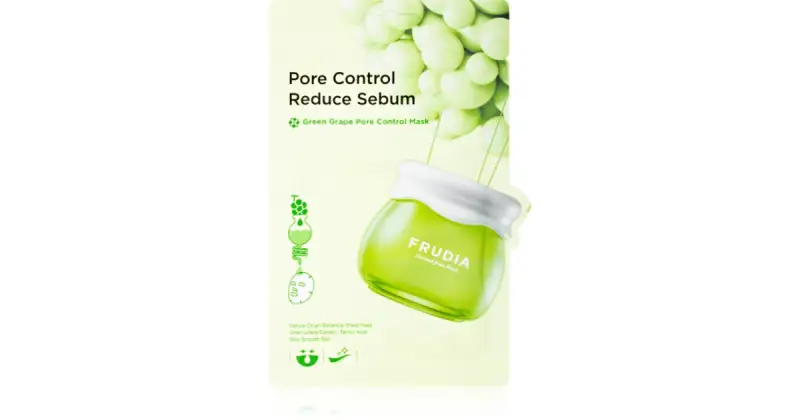 Green Grape maschera in tessuto per chiudere i pori 20 ml