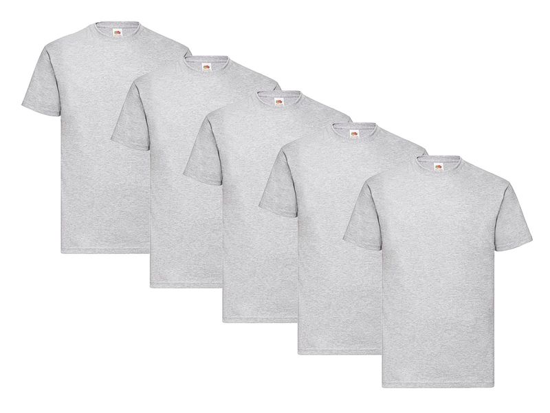 FRUIT OF THE LOOM - Confezione 5 Magliette XL