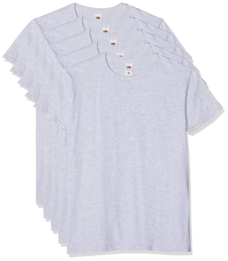 Fruit of the Loom T-shirt Uomo Grigio 48954