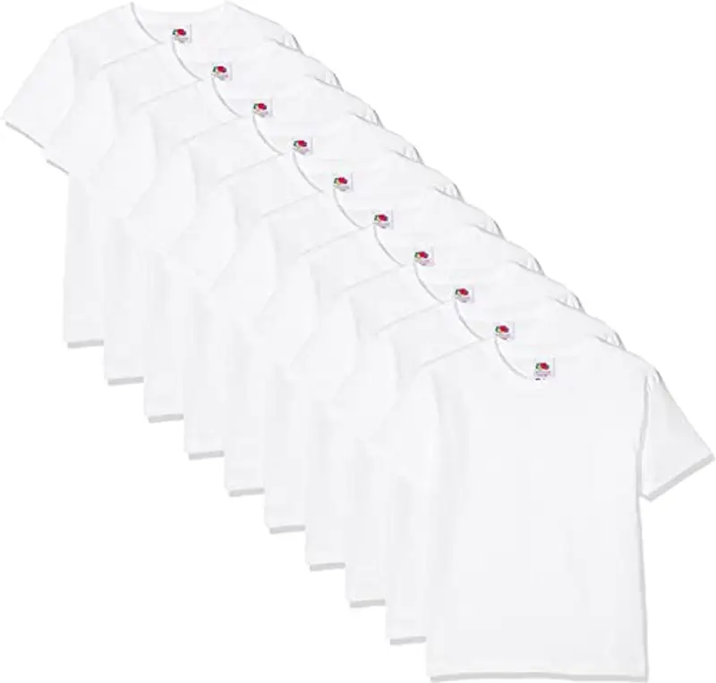 Fruit of the Loom T-shirt Bianco 1202291