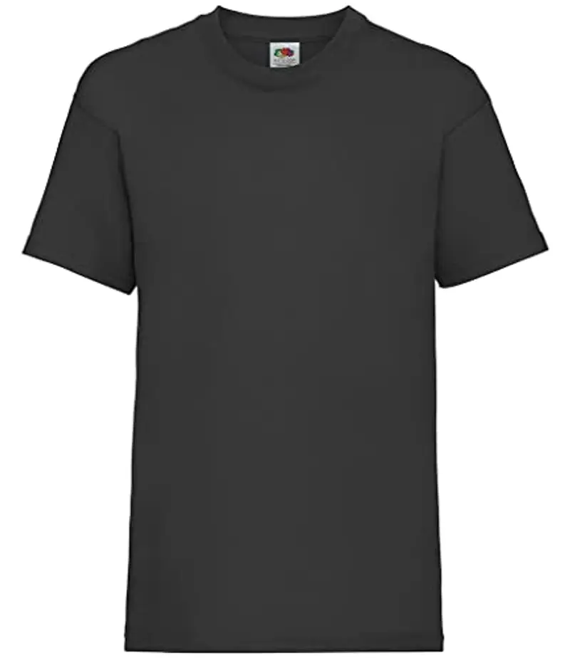 Fruit of the Loom T-shirt Bambino Nero 2205116 miniatura 2