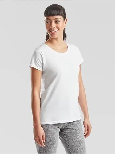 Fruit of the Loom T-shirt Bianco 2725728 miniatura 3