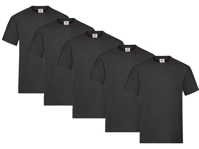 FRUIT OF THE LOOM - Maglietta Uomo Cotone Pesante