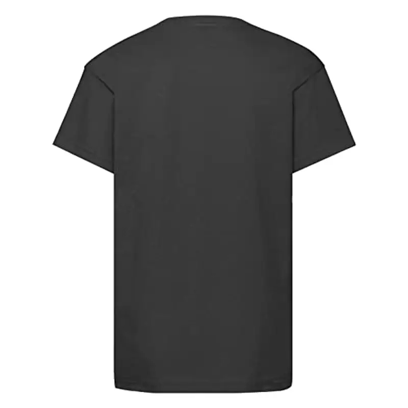 Fruit of the Loom T Originale Shirt, Black, 5-6 Anni (Pacco da 5) Unisex-Bambini e Ragazzi miniatura 2