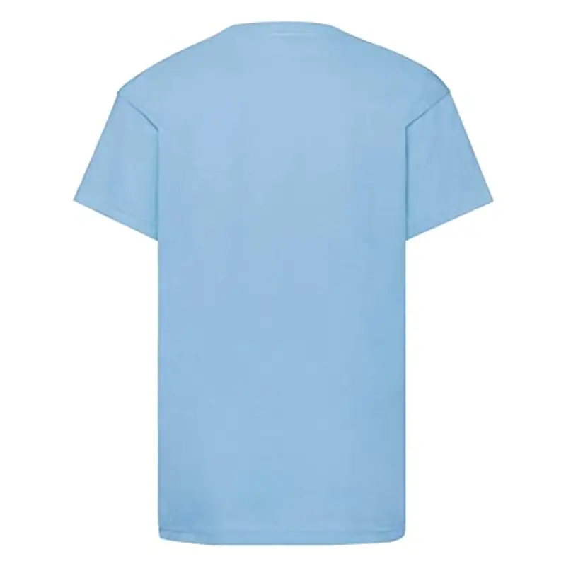 Fruit of the Loom T Originale Shirt, Blu Cielo, 9-11 Anni (Pacco da 5) Unisex-Bambini e Ragazzi miniatura 2