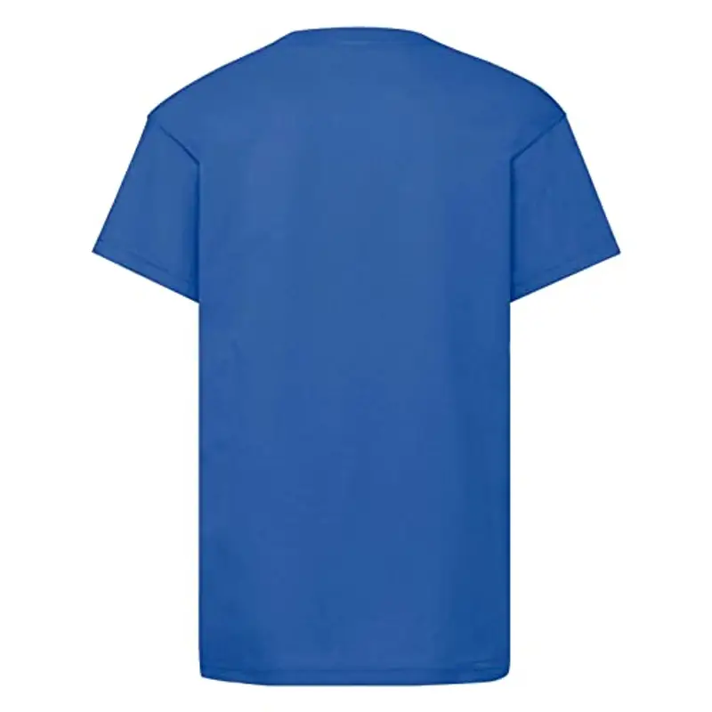 Fruit of the Loom T Originale Shirt, Blu Reale, 5-6 Anni (Pacco da 5) Unisex-Bambini e Ragazzi miniatura 2
