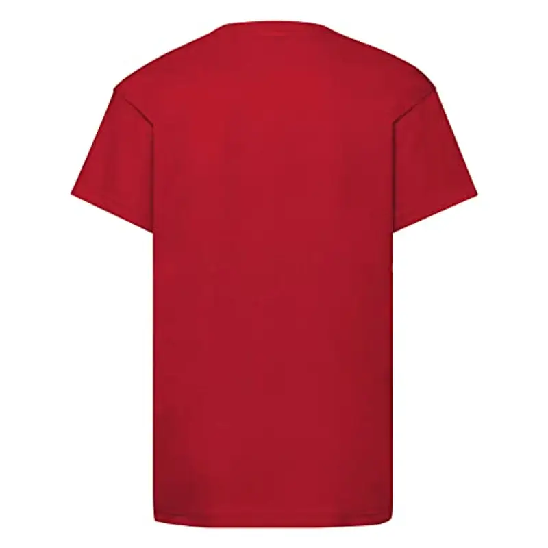Fruit of the Loom T Originale Shirt, Rosso Mattone, 14-15 Anni (Pacco da 5) Unisex-Bambini e Ragazzi miniatura 2