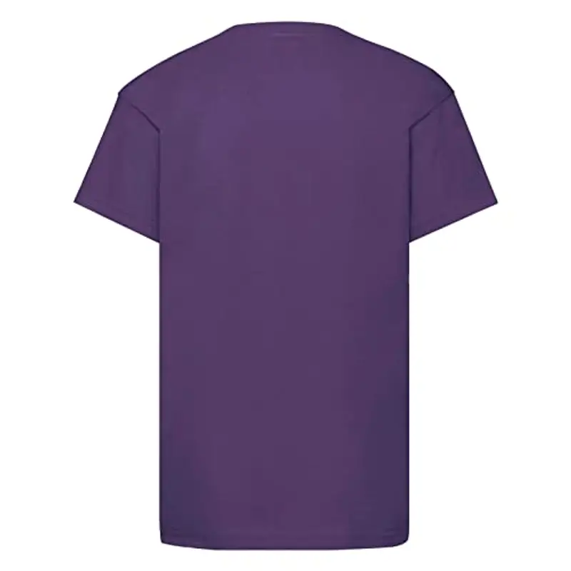 Fruit of the Loom T Originale Shirt, Viola, 12-13 Anni (Pacco da 5) Unisex-Bambini e Ragazzi miniatura 2