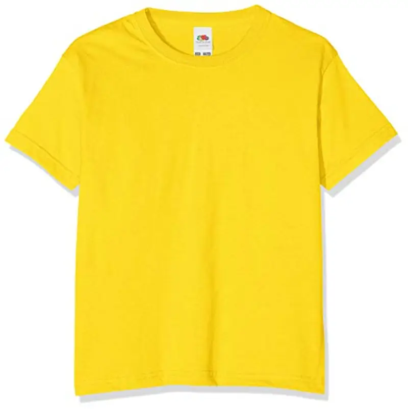 Fruit of the Loom T-shirt Bambino Giallo 158899