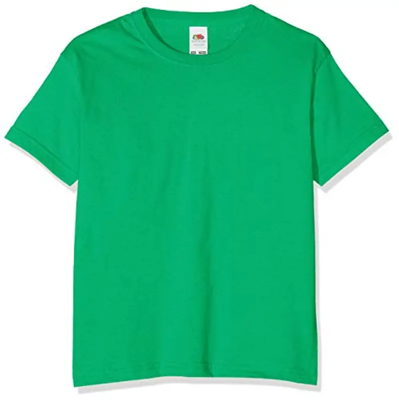 Fruit of the Loom T-shirt Bambino Verde 112766