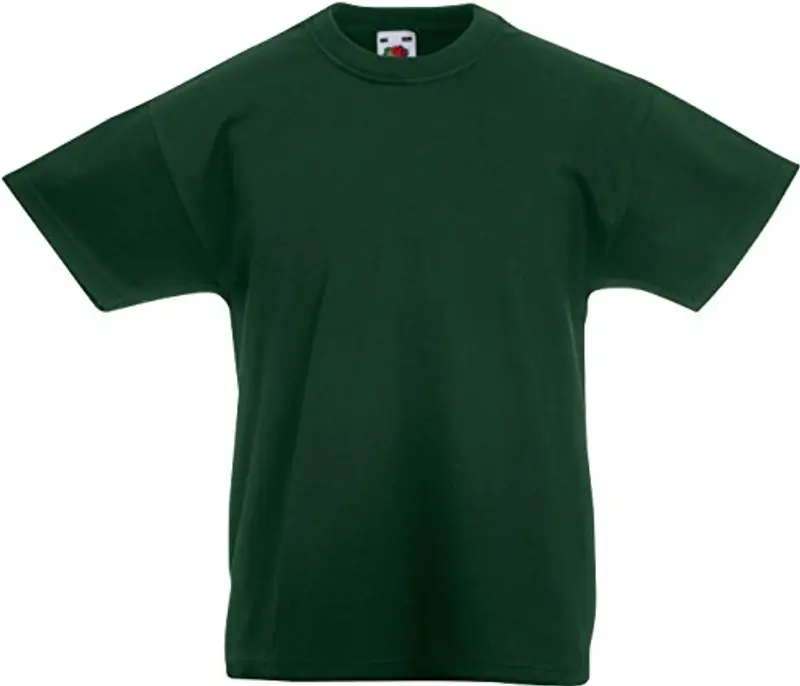 Fruit of the Loom T-shirt Bambino Verde 2096386