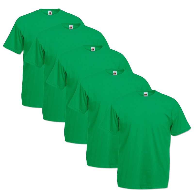 FRUIT OF THE LOOM Maglietta Uomo Lime Taglia L