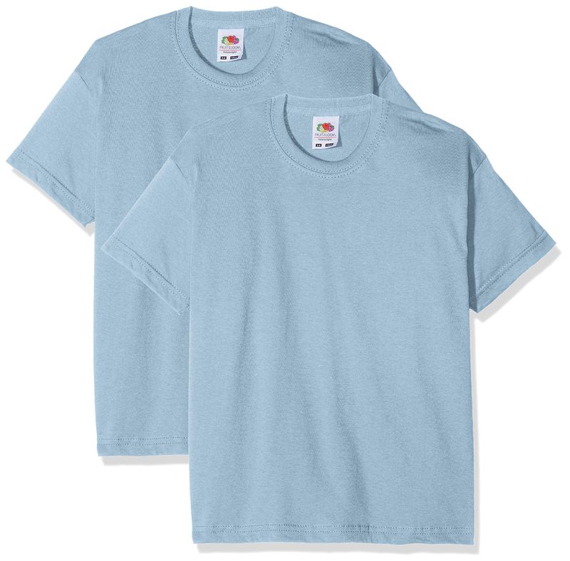 Fruit of the Loom T-shirt Bambino Blu 56700